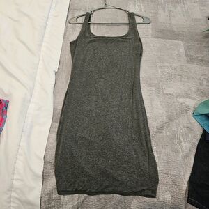 Naked Wardrobe Gray Mini Dress